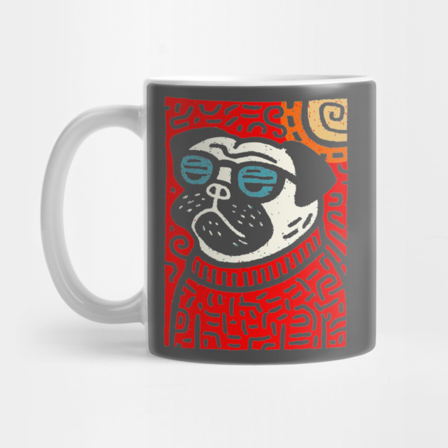 Psychedelic Pug | Trippy Pop Art Dog by TuncGK