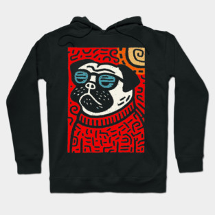 Psychedelic Pug | Trippy Pop Art Dog Hoodie