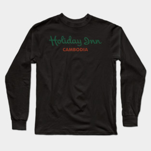 retro holiday inn cambodia Long Sleeve T-Shirt
