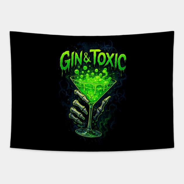 Gin & Tonic / Gin & Toxic Tapestry by Dr. Cork