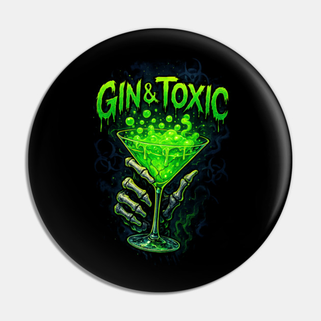 Gin & Tonic / Gin & Toxic Pin by Dr. Cork