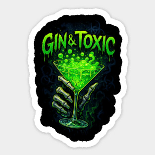 Gin & Tonic / Gin & Toxic Sticker