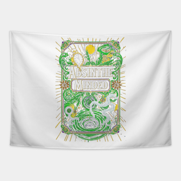 Absinthe Minded Tapestry by Dr. Cork