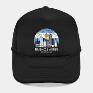 Buenos Aires City Argentina Flag Hat