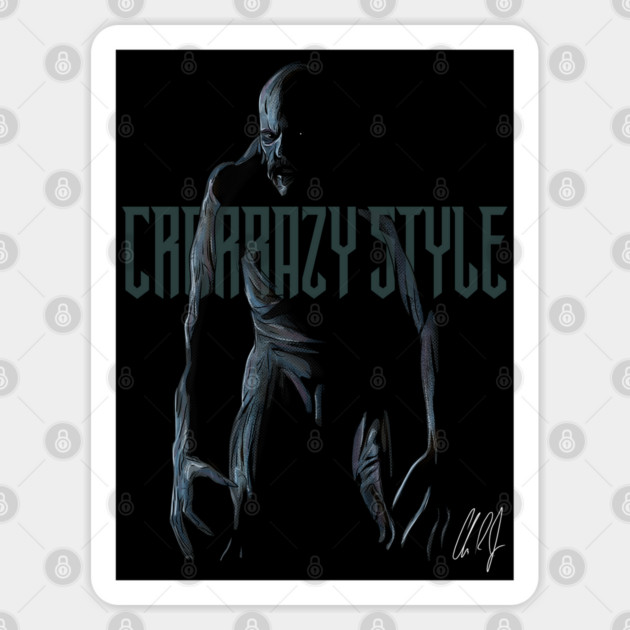 Nosferatu: Crazy Style Sticker by 51Deesigns