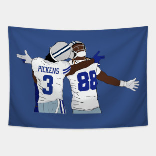 Ceedee Lamb and George Pickens Celebration Tapestry