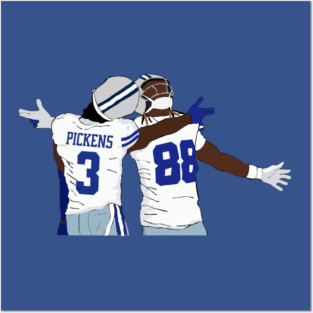 Ceedee Lamb and George Pickens Celebration Posters and Art