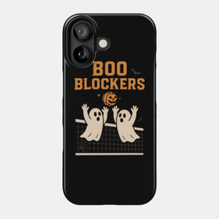 Boo Blockers Volleyball Ghosts Halloween Graphic Phone Case