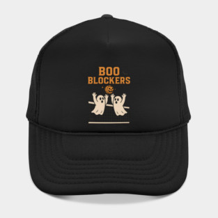 Boo Blockers Volleyball Ghosts Halloween Graphic Hat