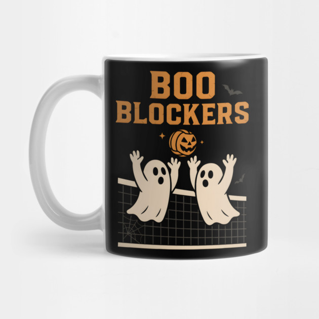 Boo Blockers Volleyball Ghosts Halloween Graphic by MakerMind8.2