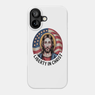 Liberty In Christ Mosaic Freedom In Faith Christian Phone Case