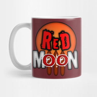 Red Moon Funny Arts Mug