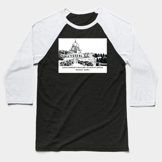 Saint Joseph's Oratory of Mount Royal - Montréal QC Baseball T-Shirt by Lakeric