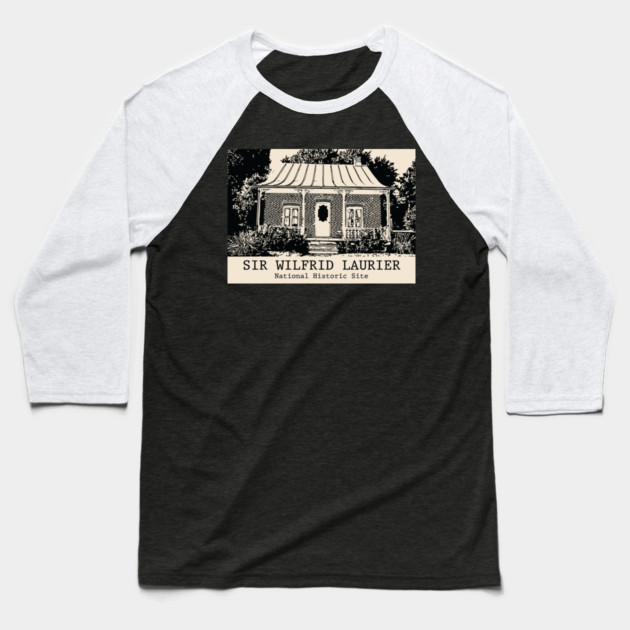 Sir Wilfrid Laurier National Historic Site - Saint-Lin-Laurentides QC Baseball T-Shirt by Lakeric