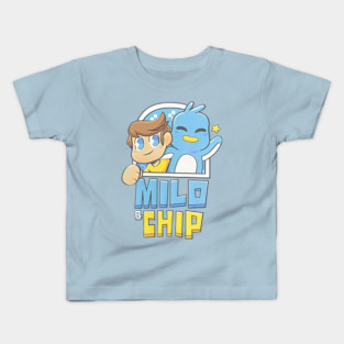 milo and chip merch Kids T-Shirt