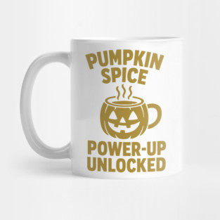 Pumpkin spice power-up unlocked Mug