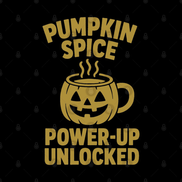 Pumpkin spice power-up unlocked by DIGITAL MERCH CREATIONS