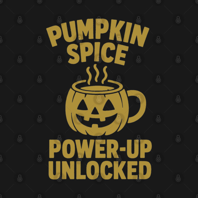 Pumpkin spice power-up unlocked by DIGITAL MERCH CREATIONS