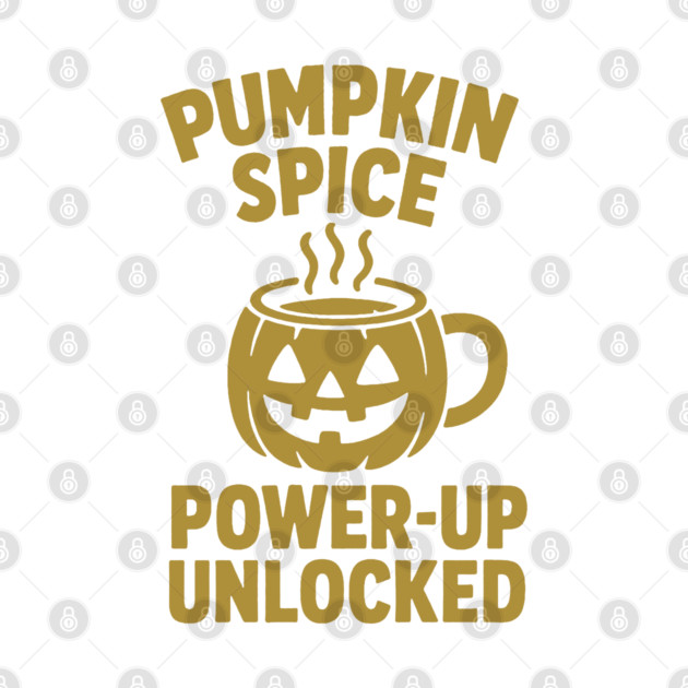 Pumpkin spice power-up unlocked by DIGITAL MERCH CREATIONS