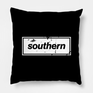 Southern - England Oasis Distressed Style Statement White Pillow