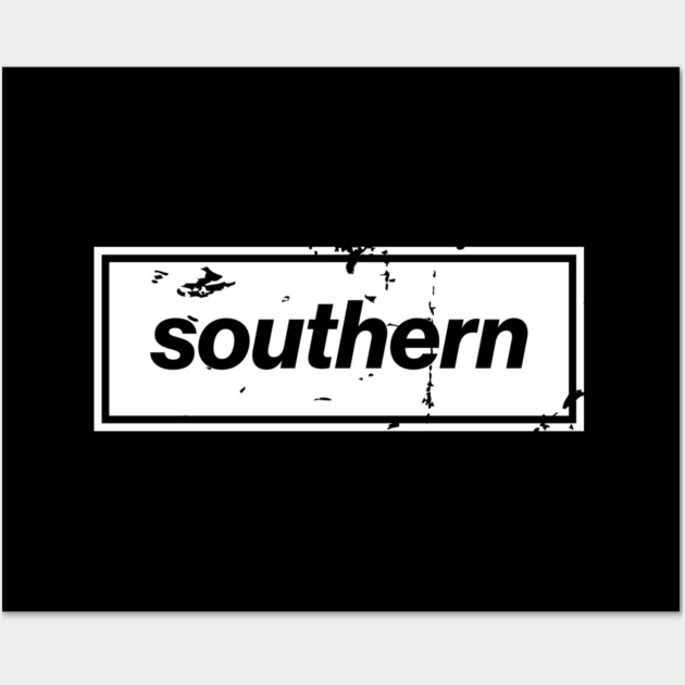 Southern - England Oasis Distressed Style Statement White Wall Art by Butter Creative