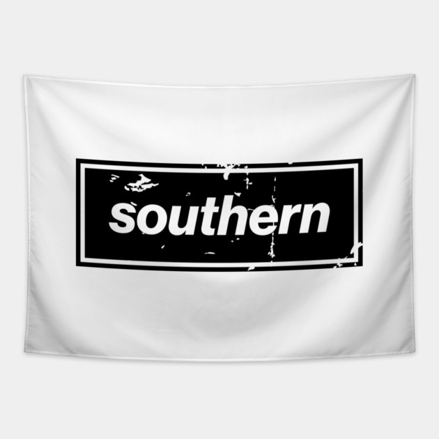 Southern - England Oasis Distressed Style Statement Black Tapestry by Butter Creative