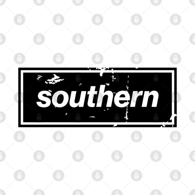 Southern - England Oasis Distressed Style Statement Black by Butter Creative