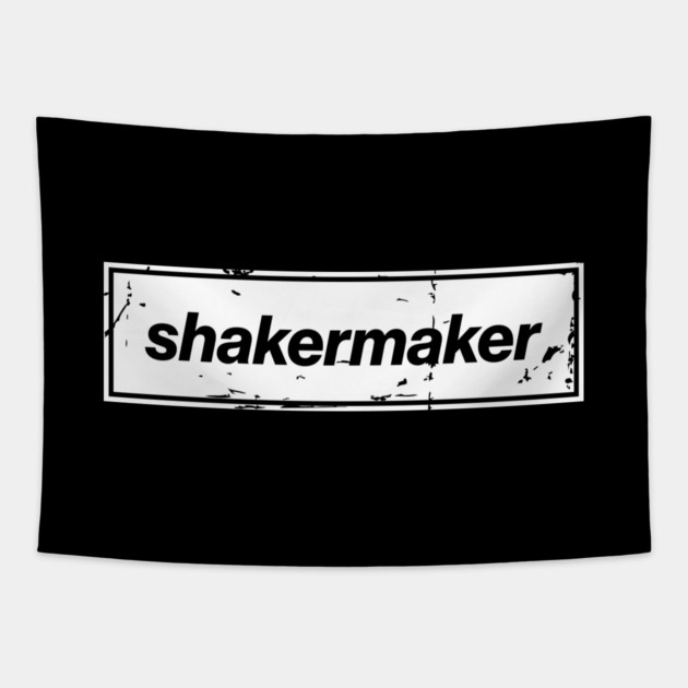 Shakermaker - The Mancunian Indie Anthem White Tapestry by Butter Creative
