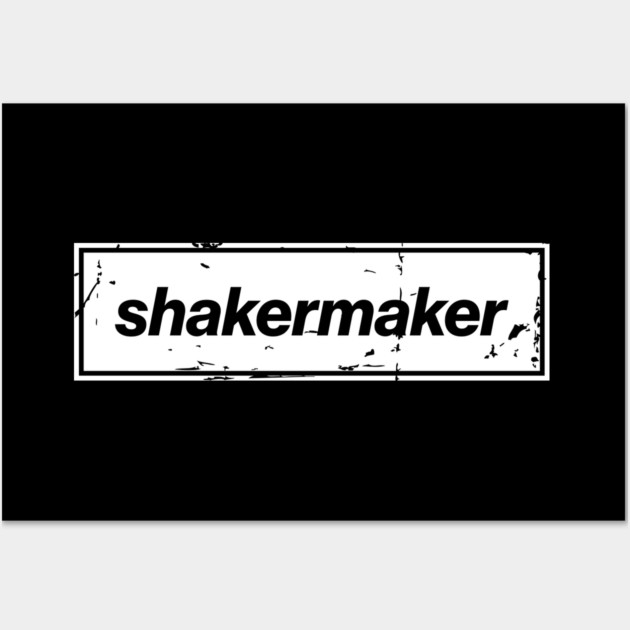 Shakermaker - The Mancunian Indie Anthem White Wall Art by Butter Creative