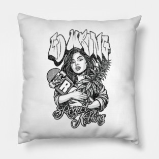 Regret Nothing Pillow