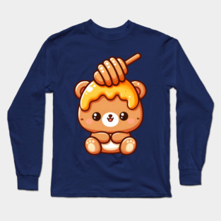 Bear & Honey Cute Animals Long Sleeve T-Shirt