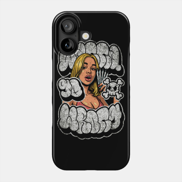 Bad girl Phone Case by Wrongteeshirt