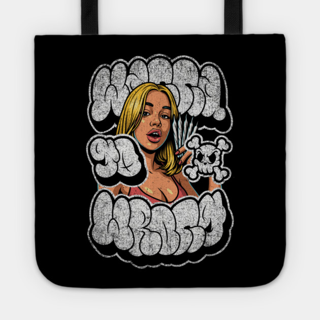 Bad girl Tote by Wrongteeshirt