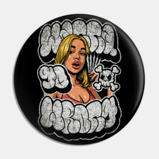 Bad girl Pin