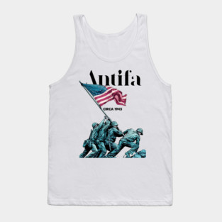 Antifa: Anti Fascist Action Cora 1945 Tank Top