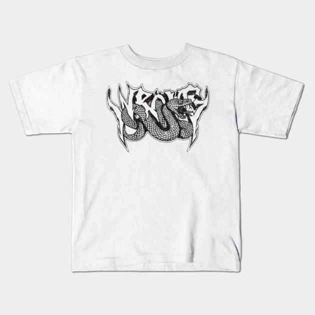 Snake Graffiti Kids T-Shirt by Wrongteeshirt