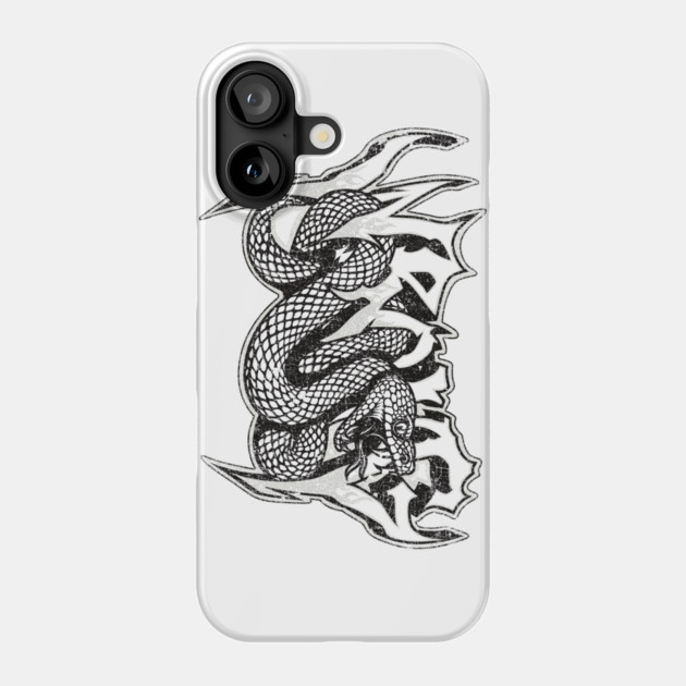 Snake Graffiti Phone Case by Wrongteeshirt