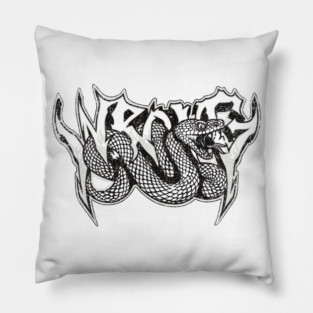 Snake Graffiti Pillow