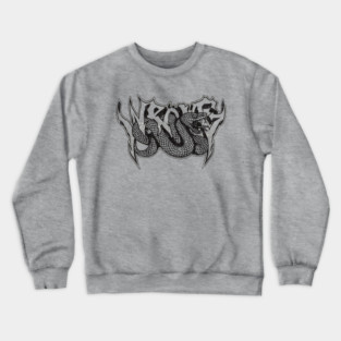 Snake Graffiti Crewneck Sweatshirt