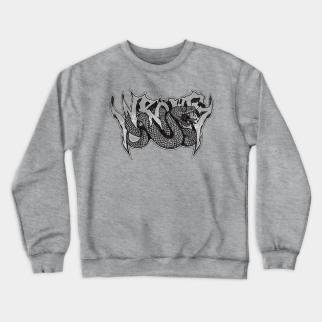 Snake Graffiti Crewneck Sweatshirt by Wrongteeshirt