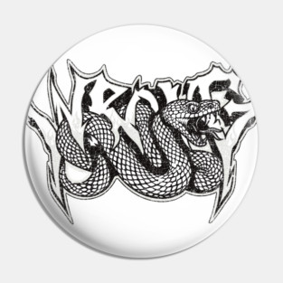 Snake Graffiti Pin