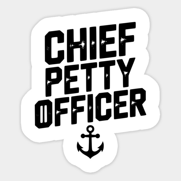 Chief Petty Officer Sticker by Frank Ring