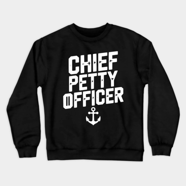 Chief Petty Officer Crewneck Sweatshirt by Frank Ring
