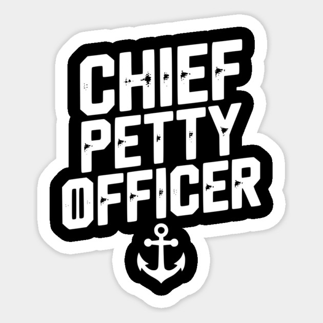 Chief Petty Officer Sticker by Frank Ring
