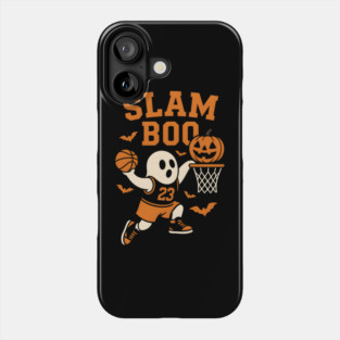 Slam Boo Ghost Basketball Halloween Graphic Gift Phone Case
