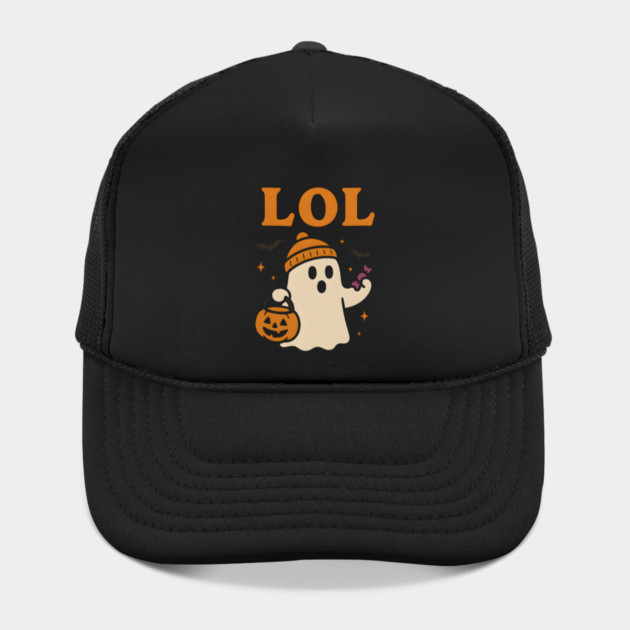 LOL Ghost Halloween Funny Meme Graphic Gift by MakerMind8.2