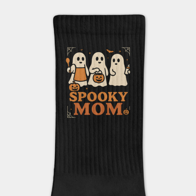 Spooky Mom Ghost Halloween Family Graphic Gift by MakerMind8.2