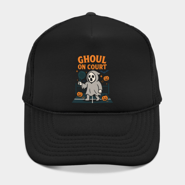 Ghoul On Court Ghost Padel Halloween Graphic Gift by MakerMind8.2