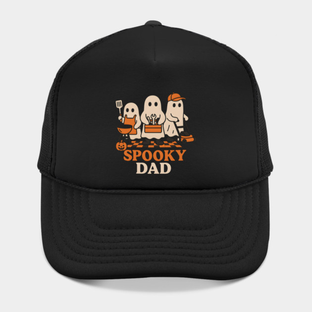 Spooky Dad Ghost Halloween Family Graphic Gift by MakerMind8.2