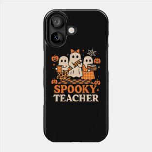Spooky Teacher Ghost Halloween School Graphic Gift Phone Case